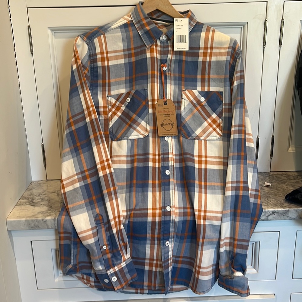 New with tag Weatherproof vintage mens button down
